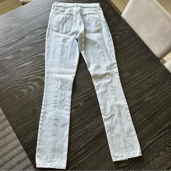 Abercrombie & Fitch The Skinny High Rise 90s Split Hem Denim Jean, 29/8 Long - Picture 4 of 12